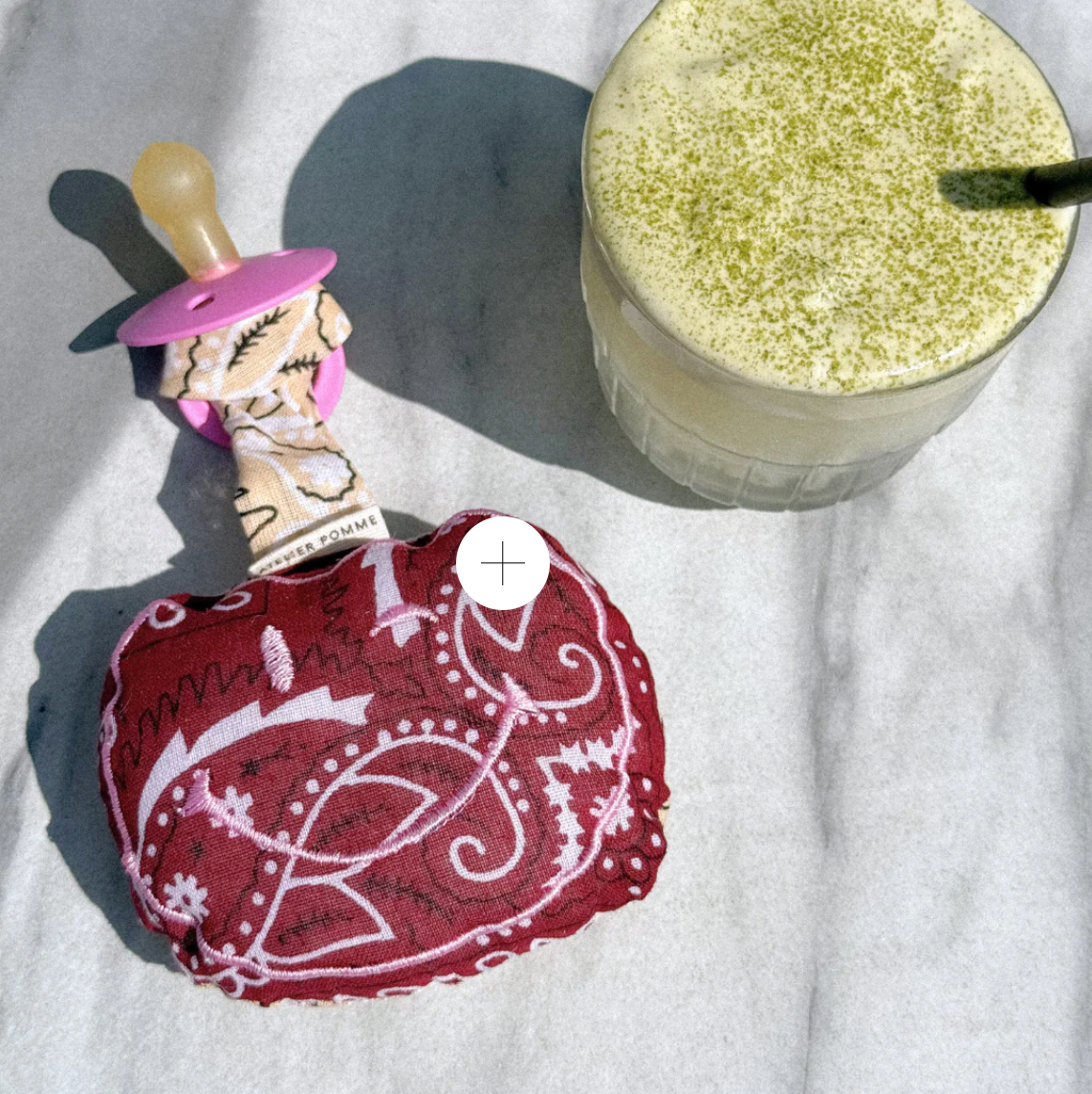 Speenkoord Pomme - Bandana Burgandy