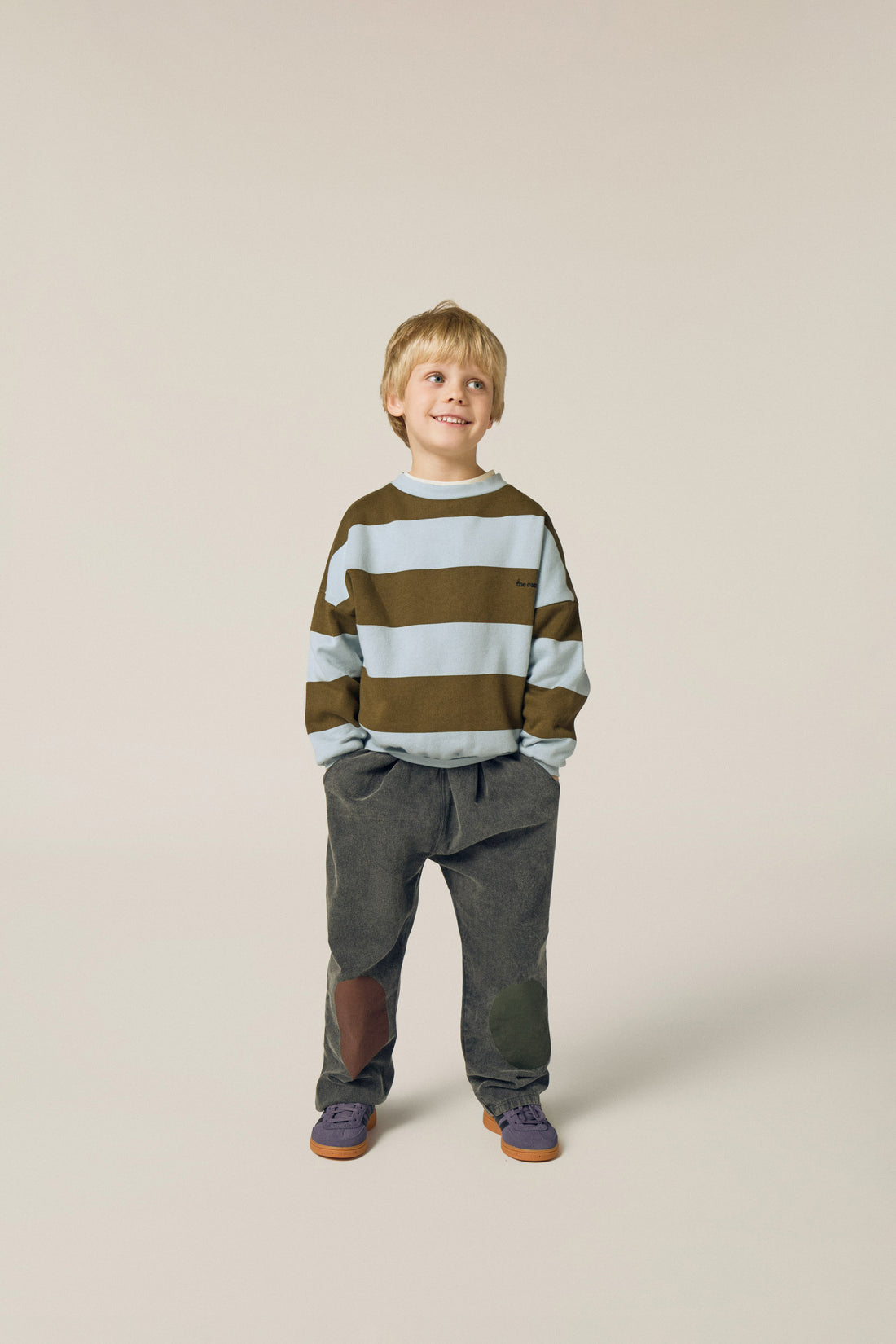 Green Stripes Sweatshirt - Green