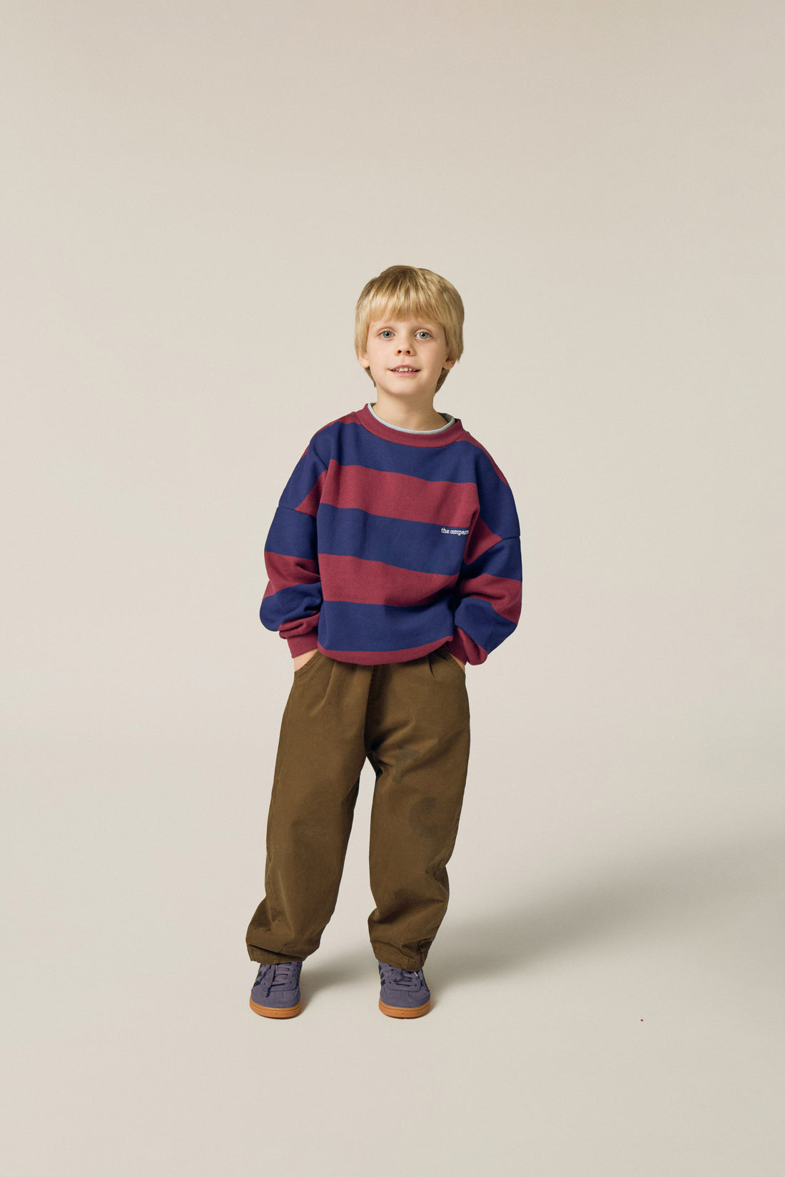 Blue Stripes Sweatshirt - Blue