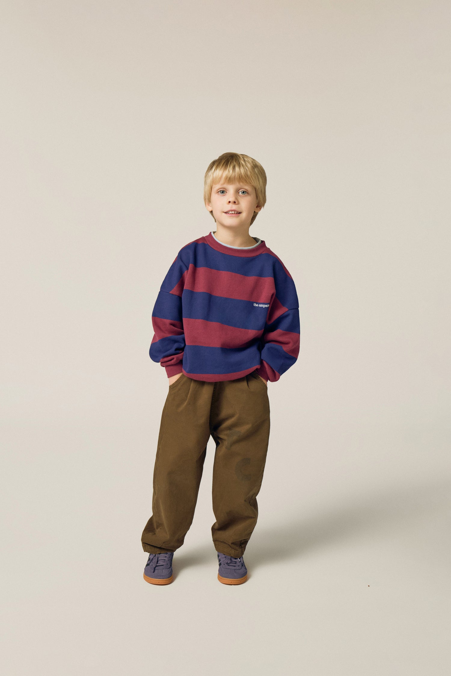 Blue Stripes Sweatshirt - Blue