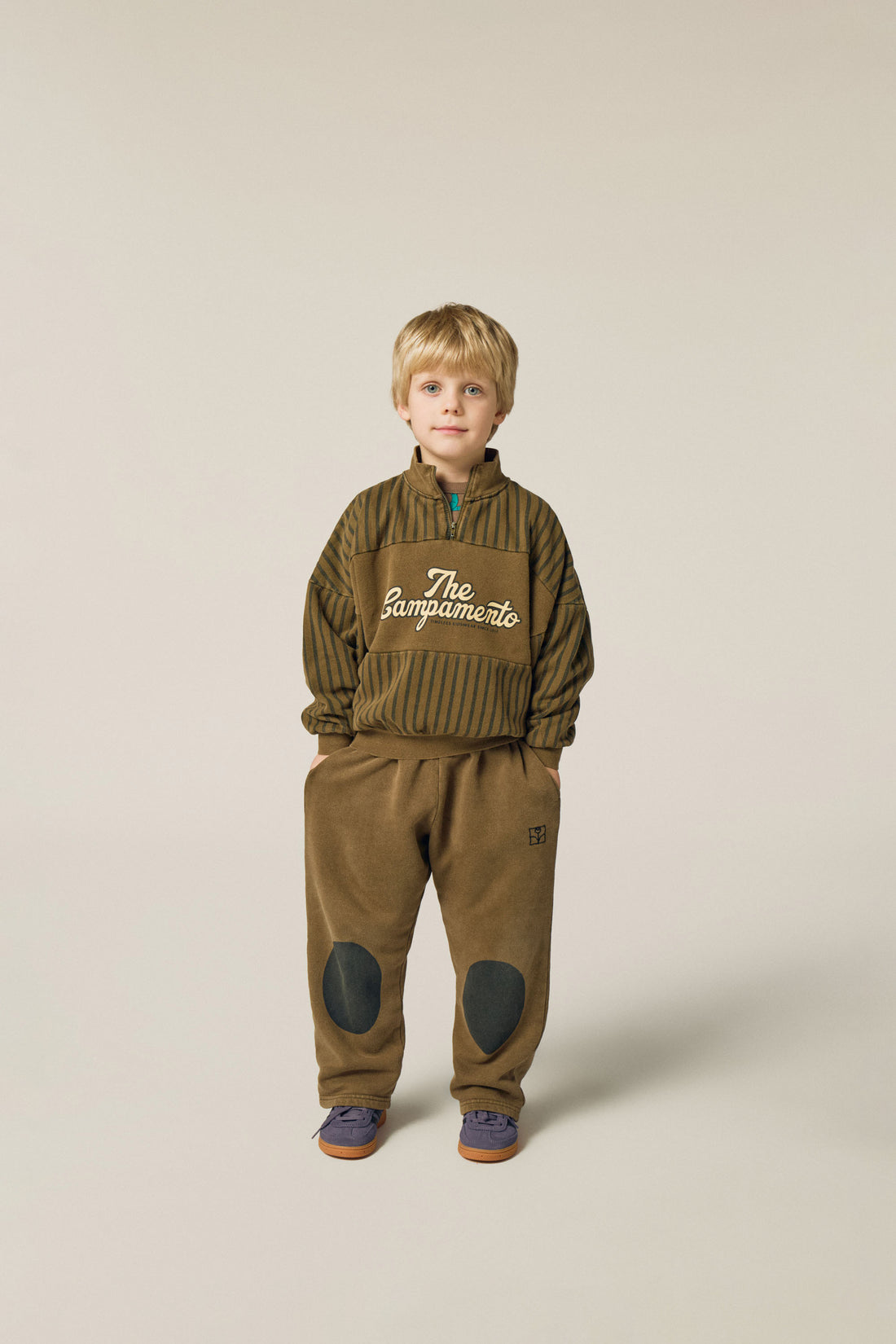 The Campamento Stripes Sweatshirt - Green
