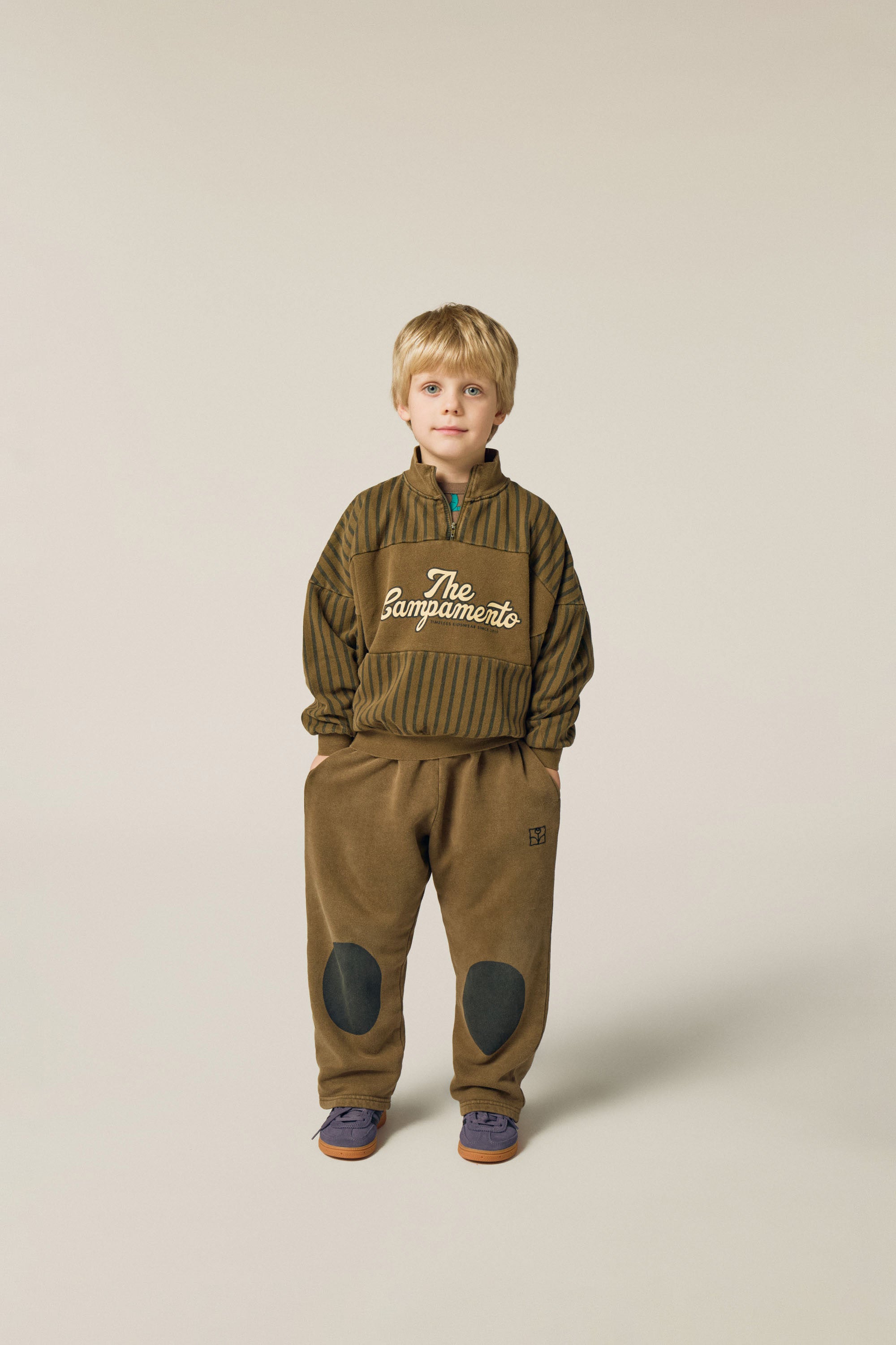 The Campamento Stripes Sweatshirt - Green