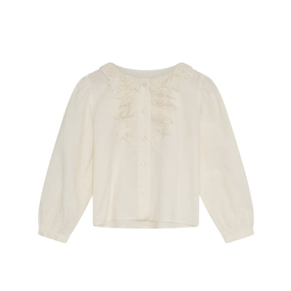 Soleil Blouse - Whisper White