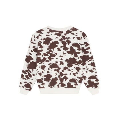 Tns Logo Sweatshirt - Cow Print