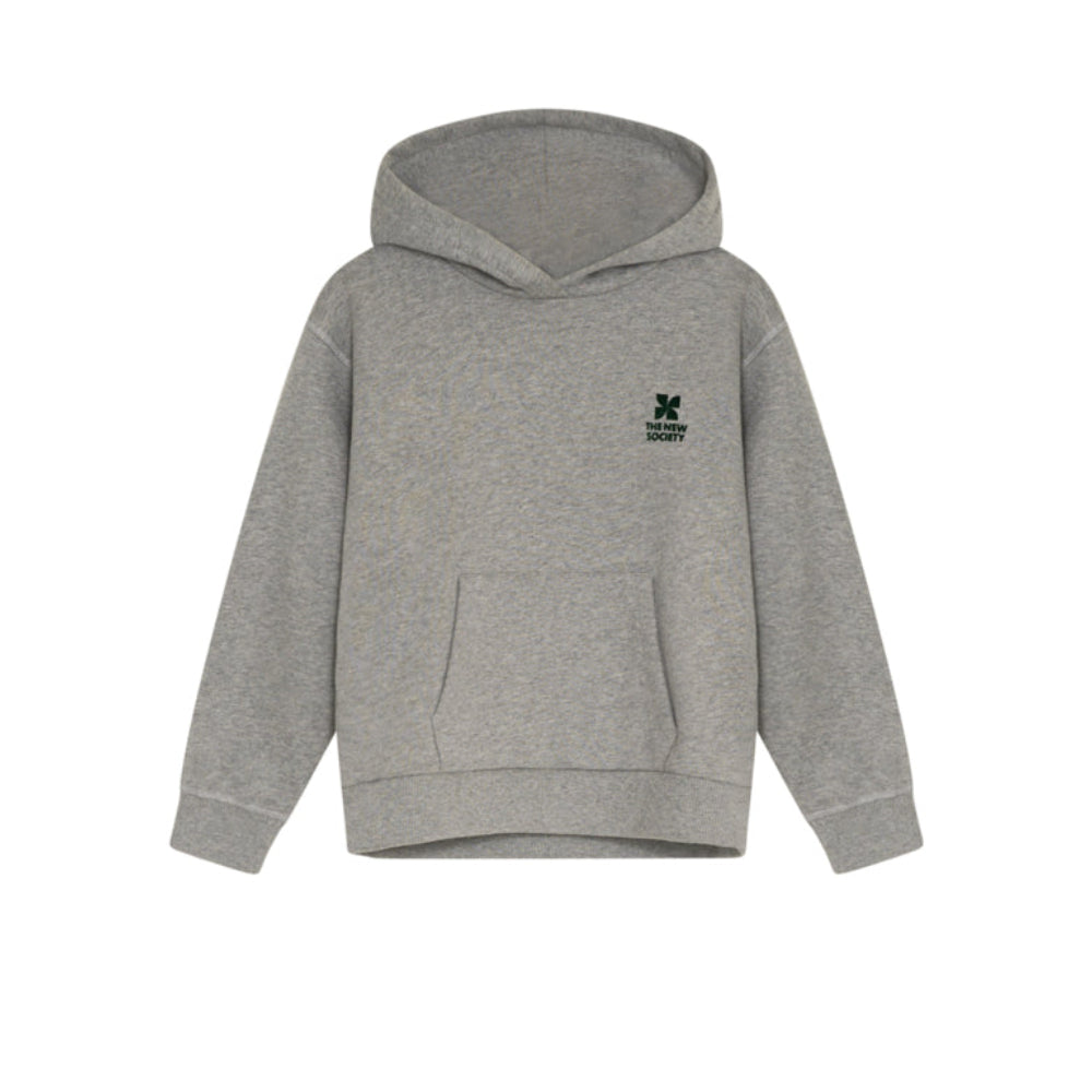 Tns Logo Hoodie - Mid Grey Melange
