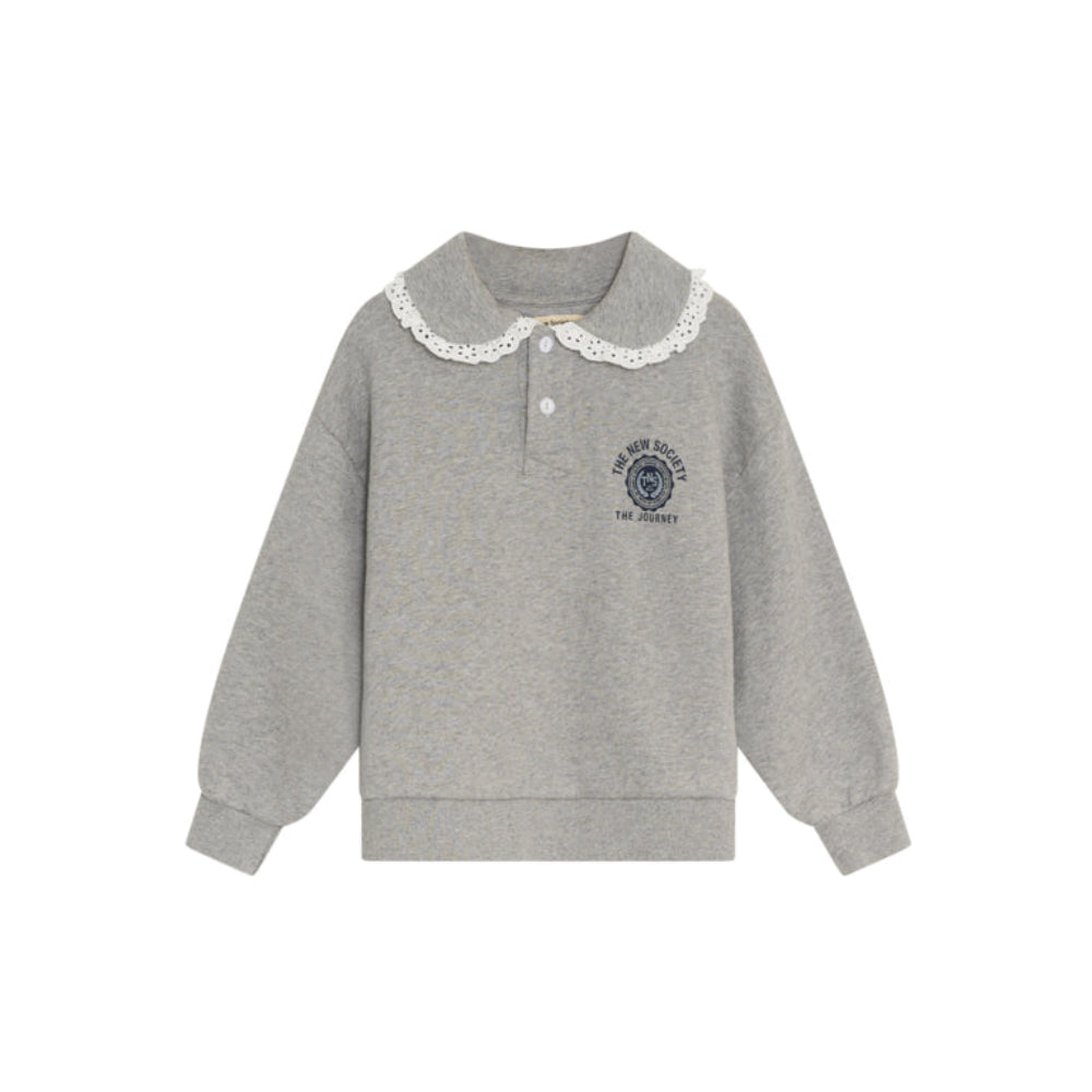 Ash Polo - Mid Grey Melange