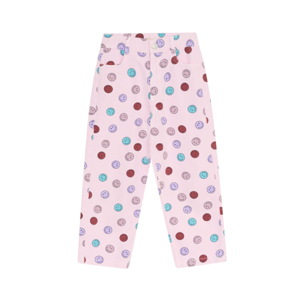 Smiley Denim Trouser - Smiley Print