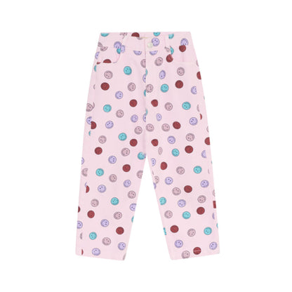 Smiley Denim Trouser - Smiley Print