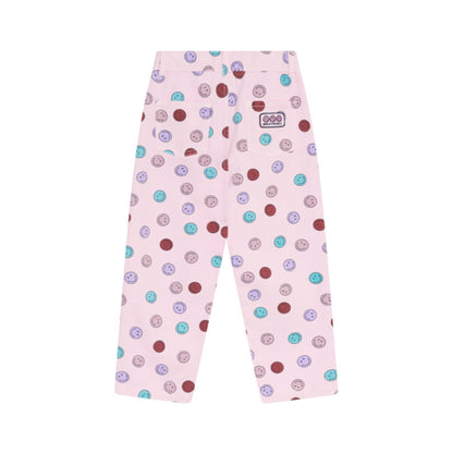 Smiley Denim Trouser - Smiley Print