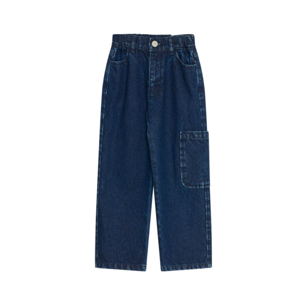 Tns Denim Pockets Trouser - Dark Blue Denim
