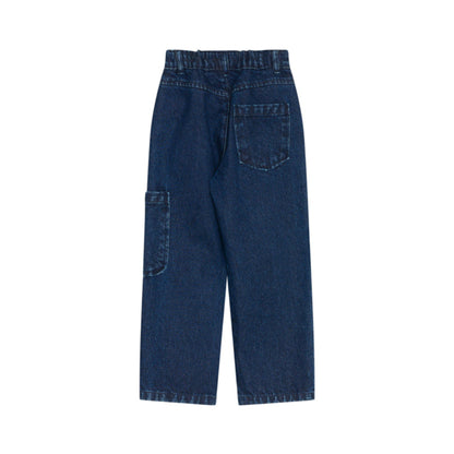 Tns Denim Pockets Trouser - Dark Blue Denim