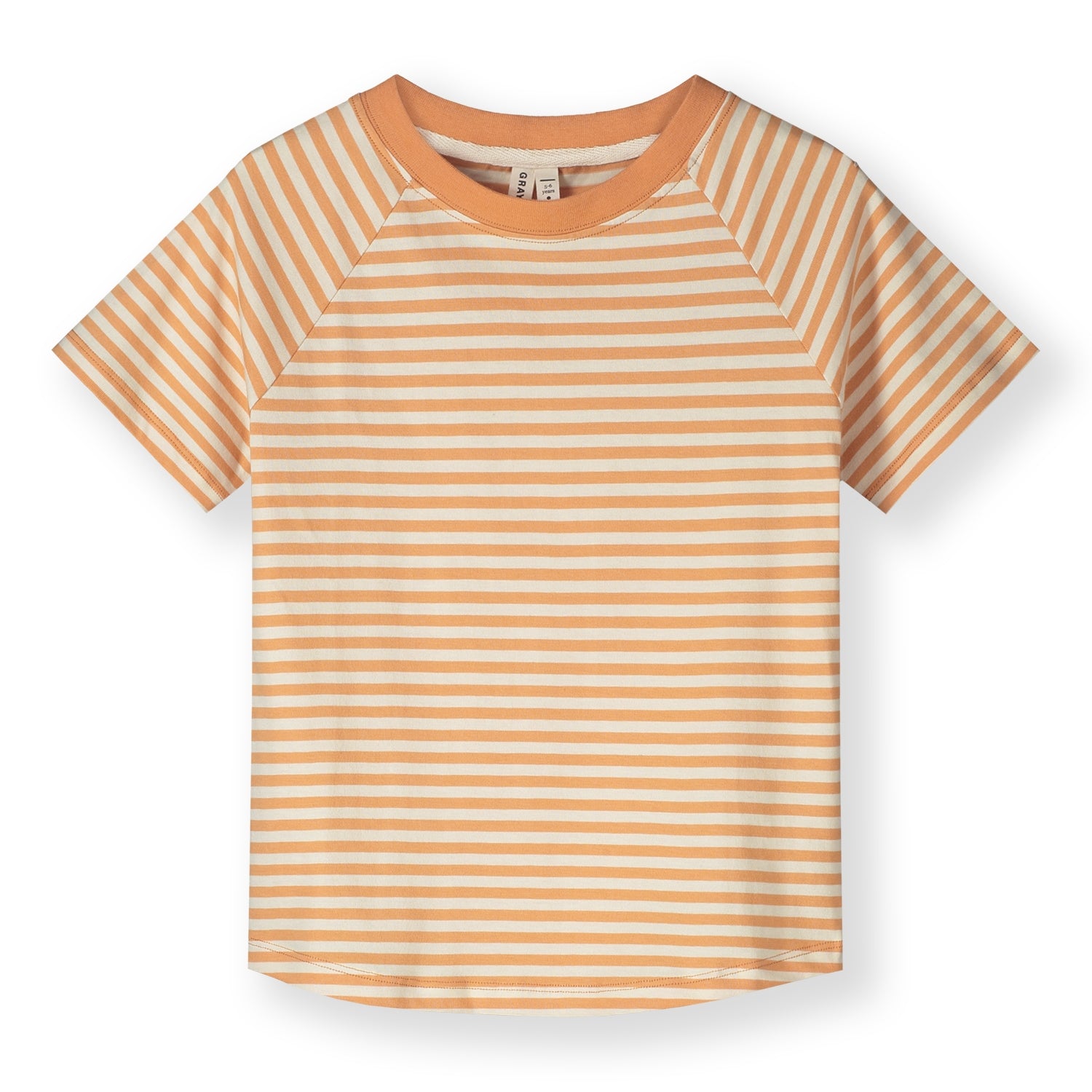 Crewneck Tee Gots - Melon - Cream