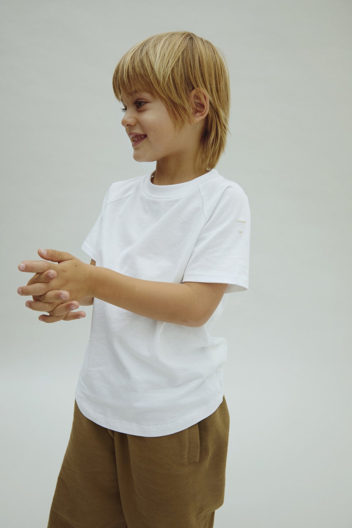 Crewneck Tee Gots - White