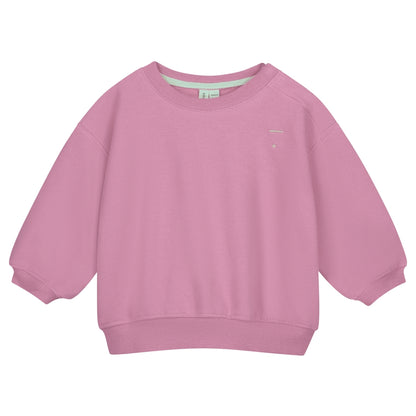 Baby Dropped Shoulder Sweater Gots - Bubblegum