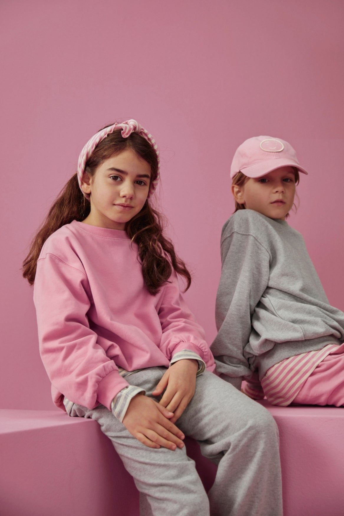Dropped Shoulder Sweater Gots - Bubblegum