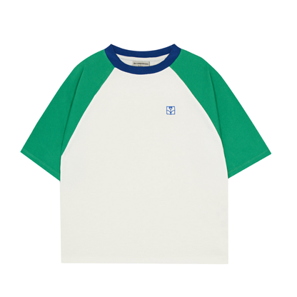 Color Block Green Tshirt