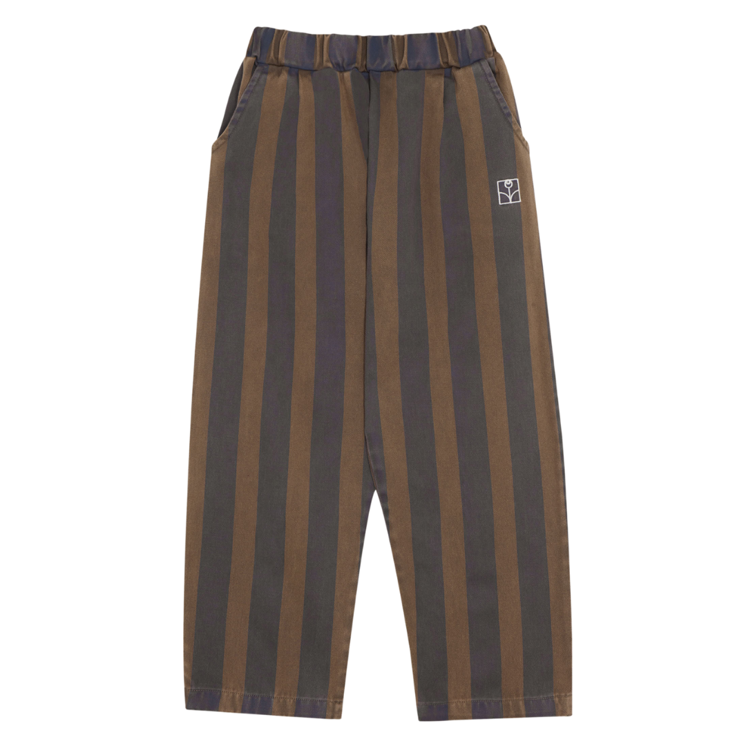 Blue Stripes Trousers - Blue