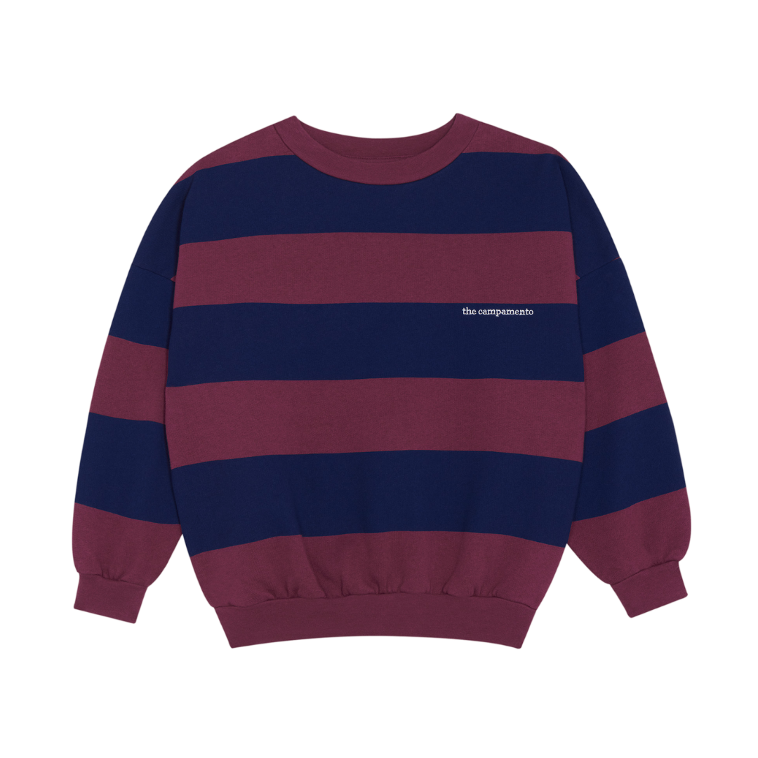 Blue Stripes Sweatshirt - Blue