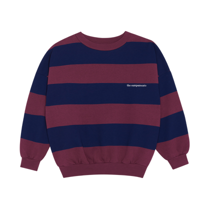Blue Stripes Sweatshirt - Blue