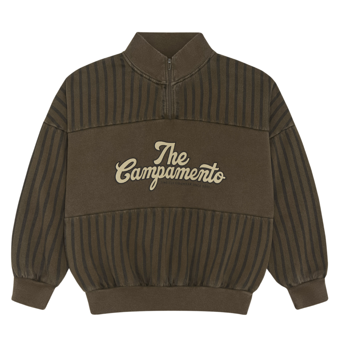 The Campamento Stripes Sweatshirt - Green