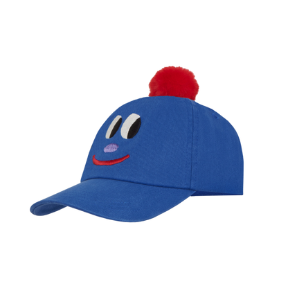 Smiling Face Cap - Blue
