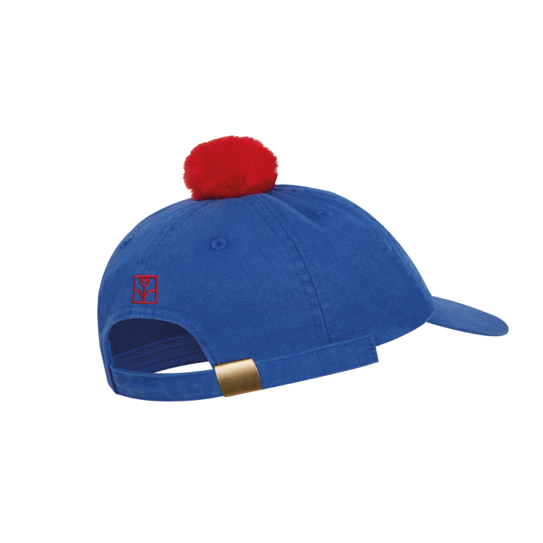 Smiling Face Cap - Blue