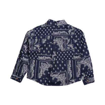 Luis Blouse - Bandana Blauw