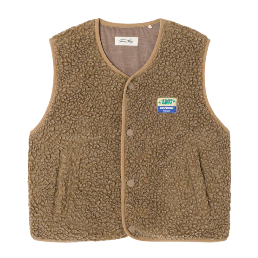 Hoktown Teddy Gilet - Beige