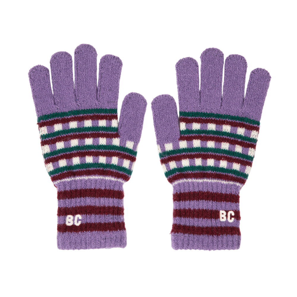Bobo Choses Jacquard Handschoenen - Paars