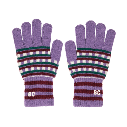 Bobo Choses Jacquard Handschoenen - Paars