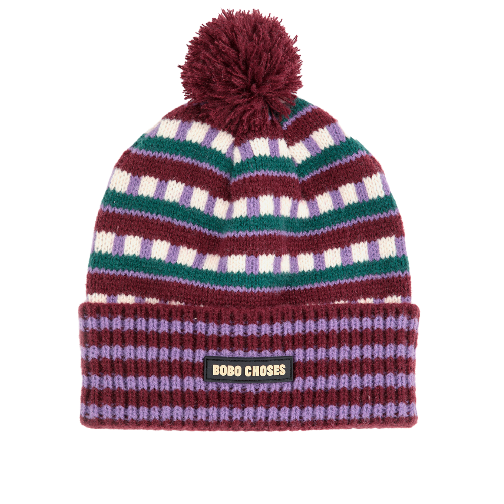 Bobo Choses jacquard Muts - Paars
