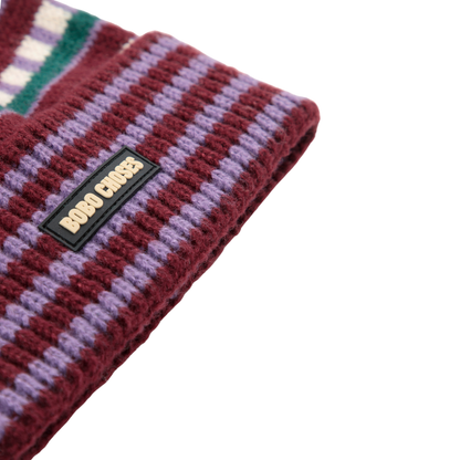 Bobo Choses jacquard Muts - Paars