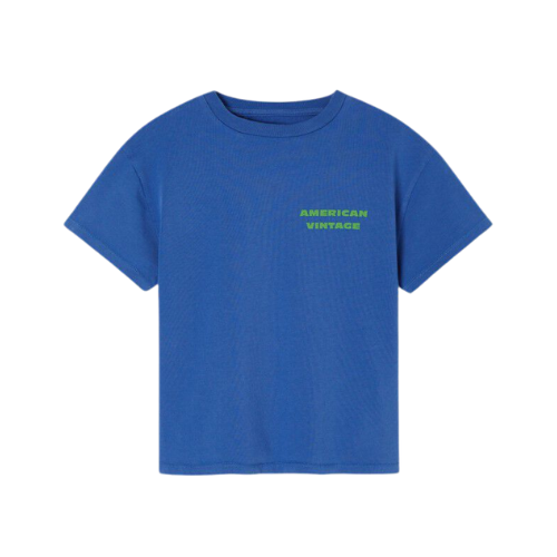 Kids T-shirt Fizvalley - Kobalt