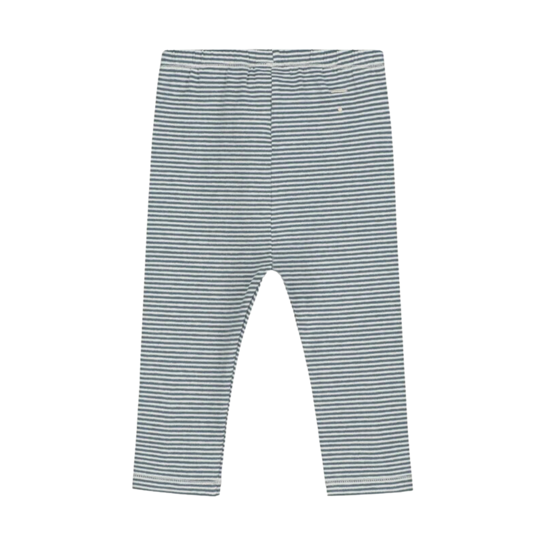 Baby Leggings - Blue Grey - Cream