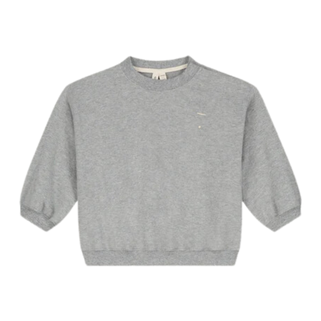 Baby Dropped Shoulder Sweater - Grey Melange