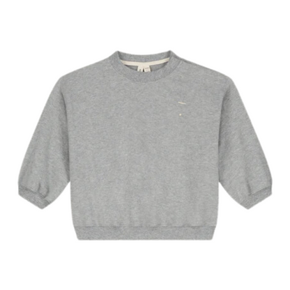 Baby Dropped Shoulder Sweater - Grey Melange