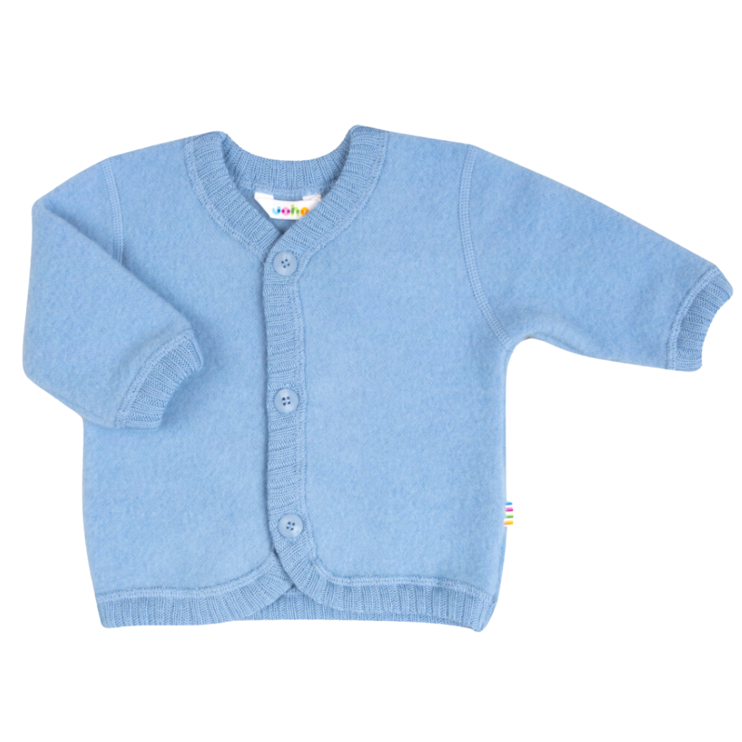 Vest Merino Wol Fleece - Licht Blauw