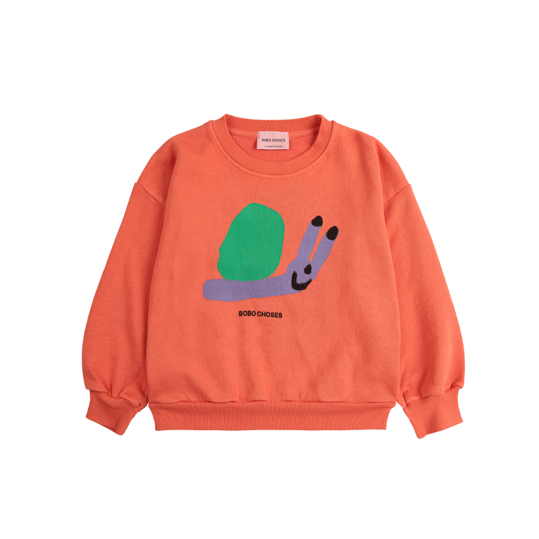 Funny Snail Kids Sweatshirt