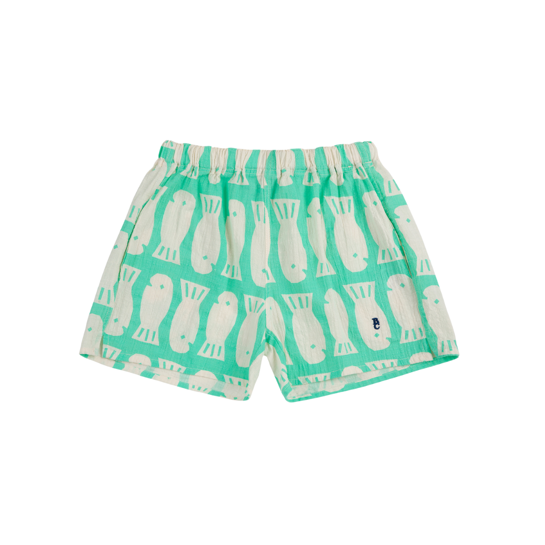 Lucky Fish all over woven shorts