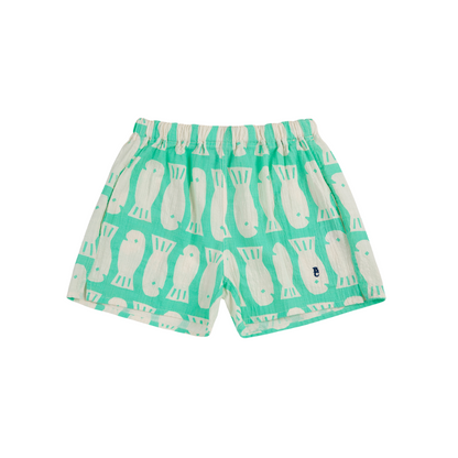 Lucky Fish all over woven shorts