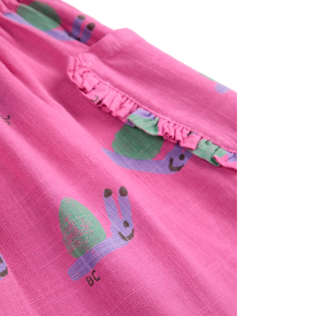 Funny Snail all over woven skirt