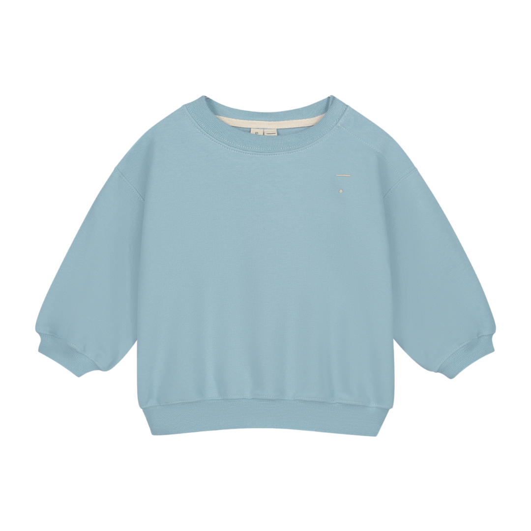 Baby Dropped Shoulder Sweater - Sky