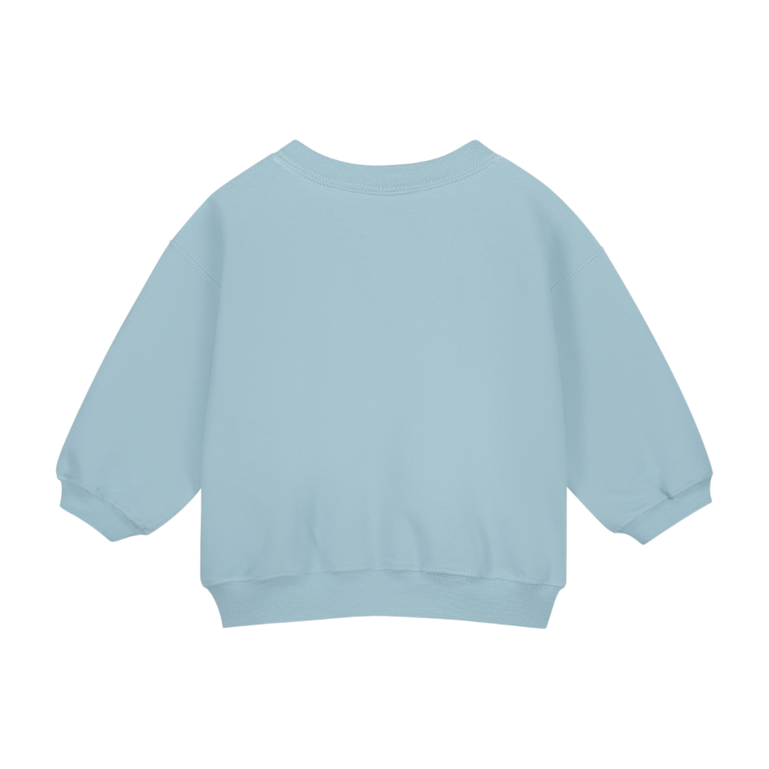 Baby Dropped Shoulder Sweater - Sky