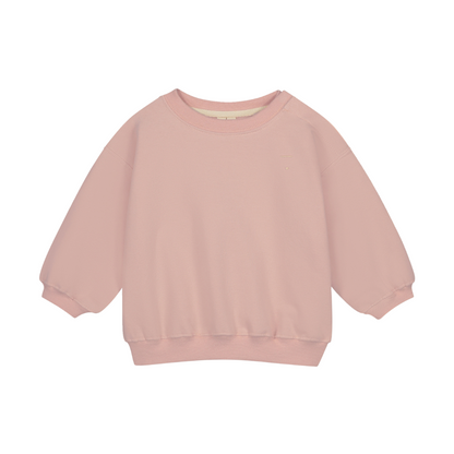 Baby Dropped Shoulder Sweater - Faded Pink