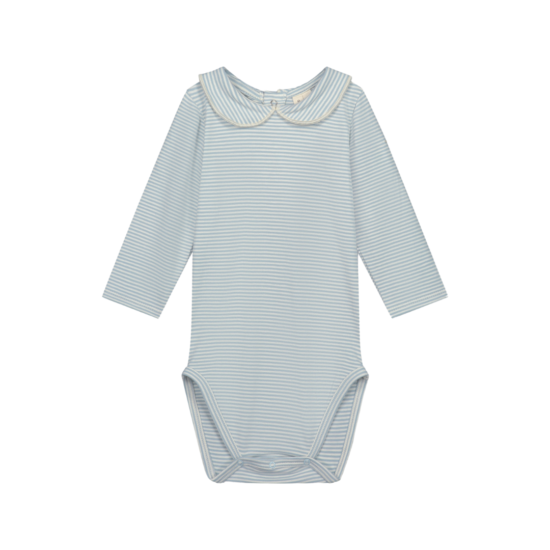 Baby Collar Onesie Sky Cream