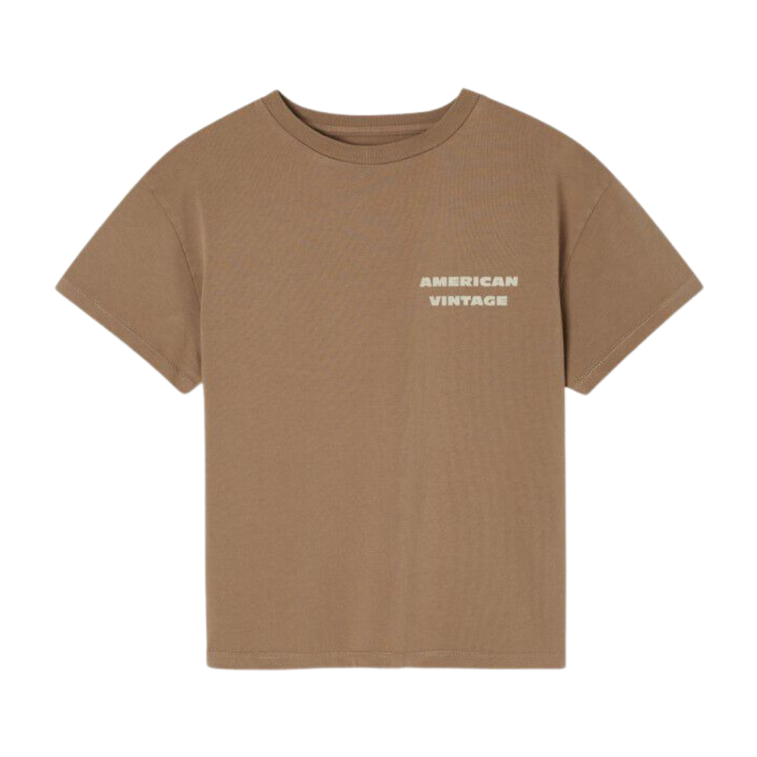 T-shirt Fizvalley Hazelnut