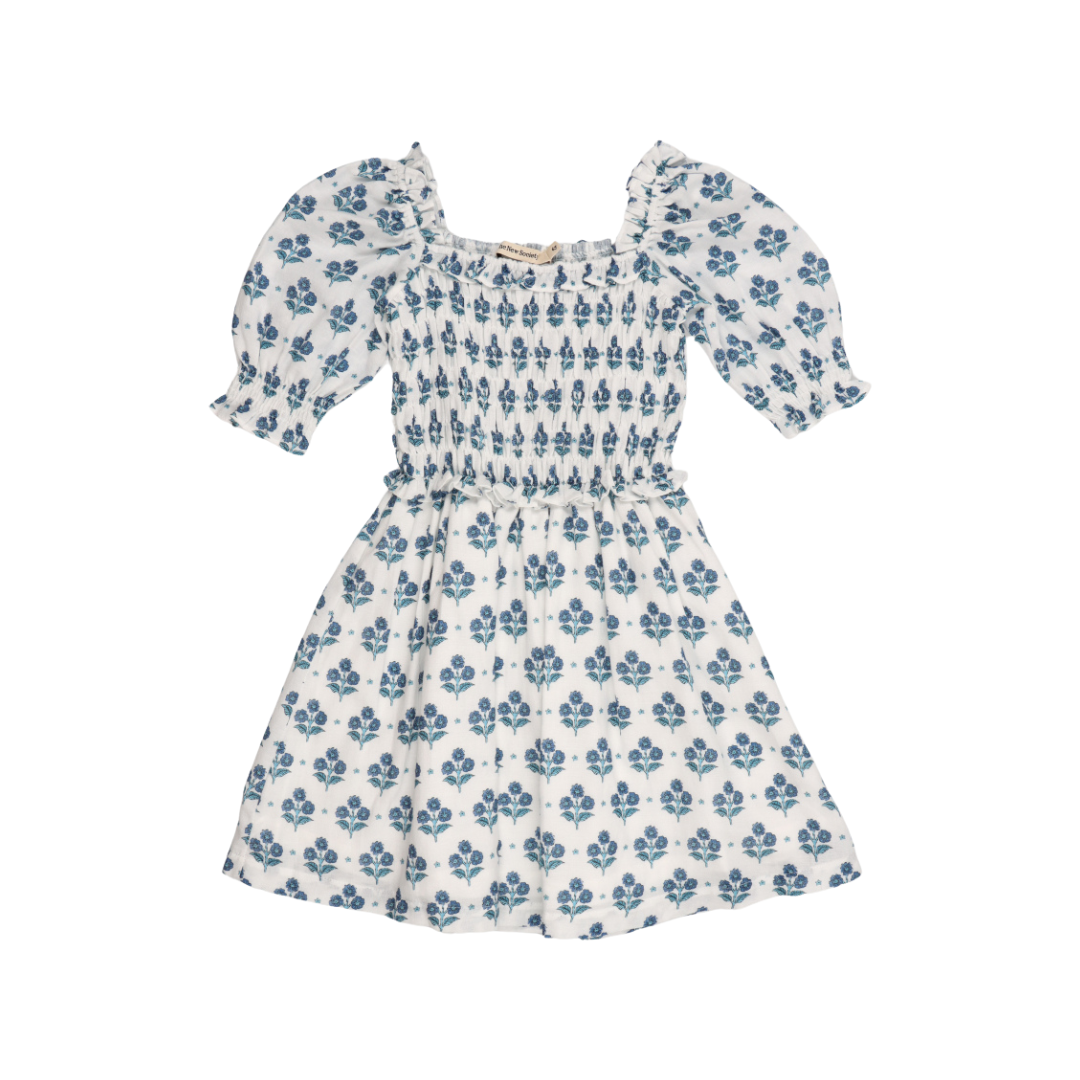 Eleni Dress - Hyacinth Print