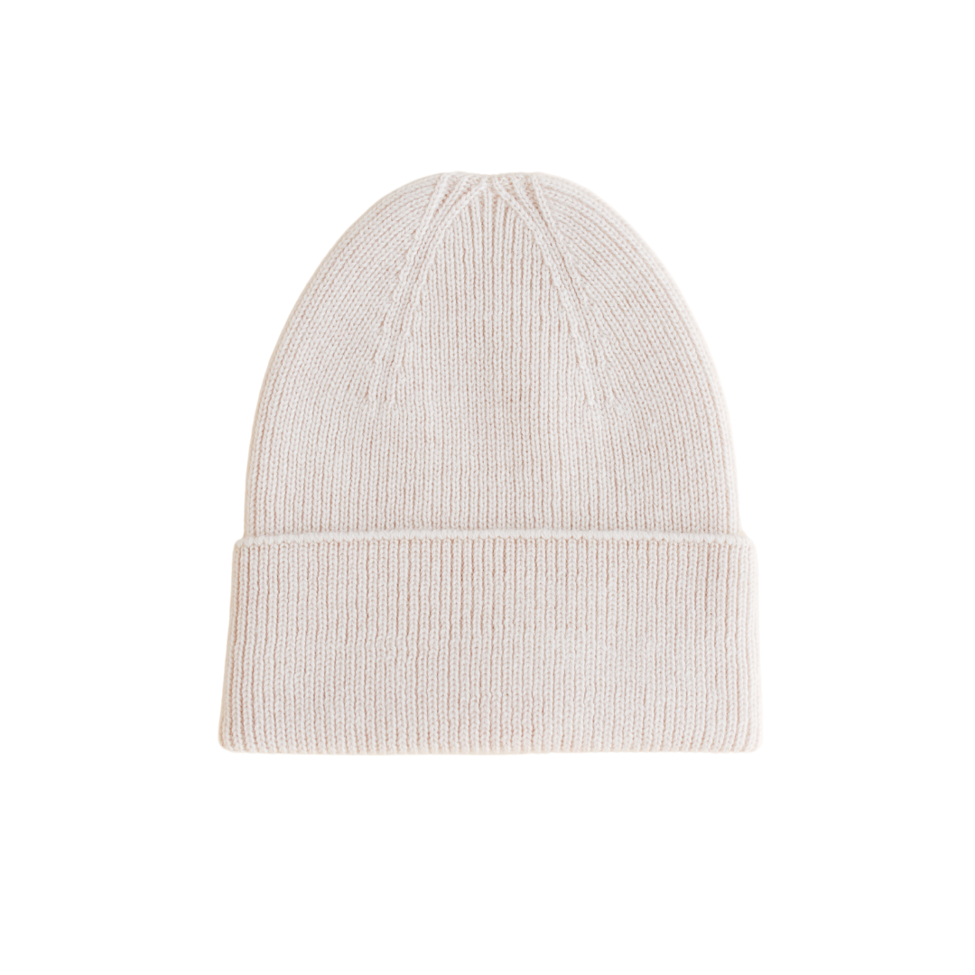 Beanie Fonzie Newborn - Cream