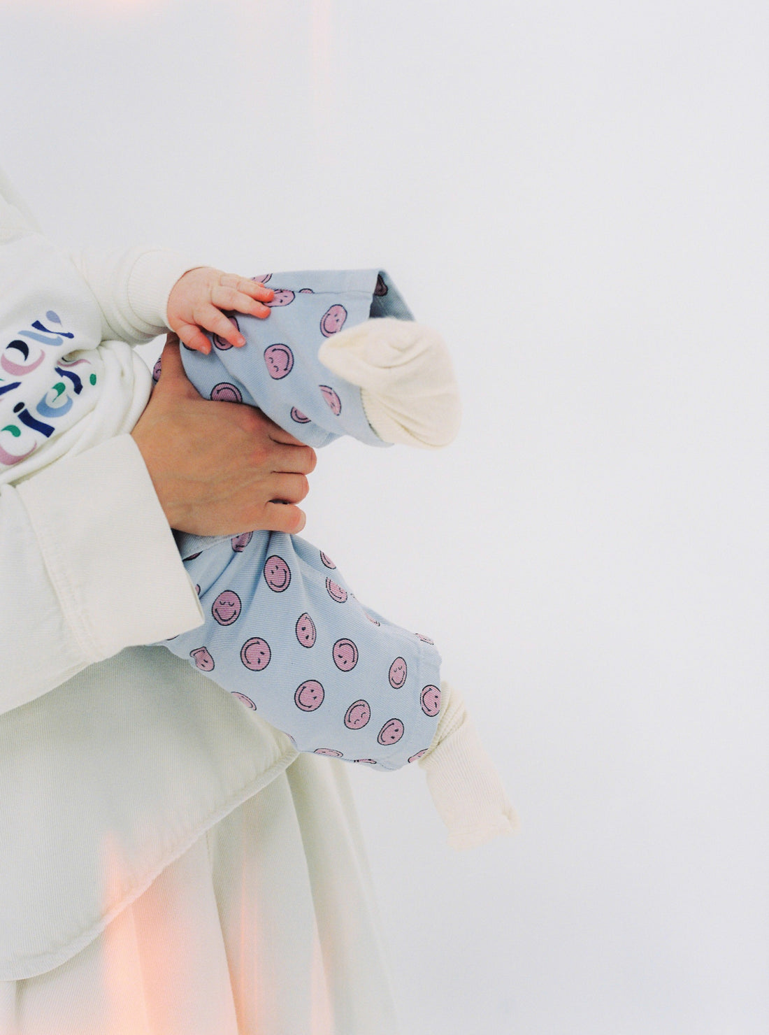 Smiley Baby Broek - Licht Blauw