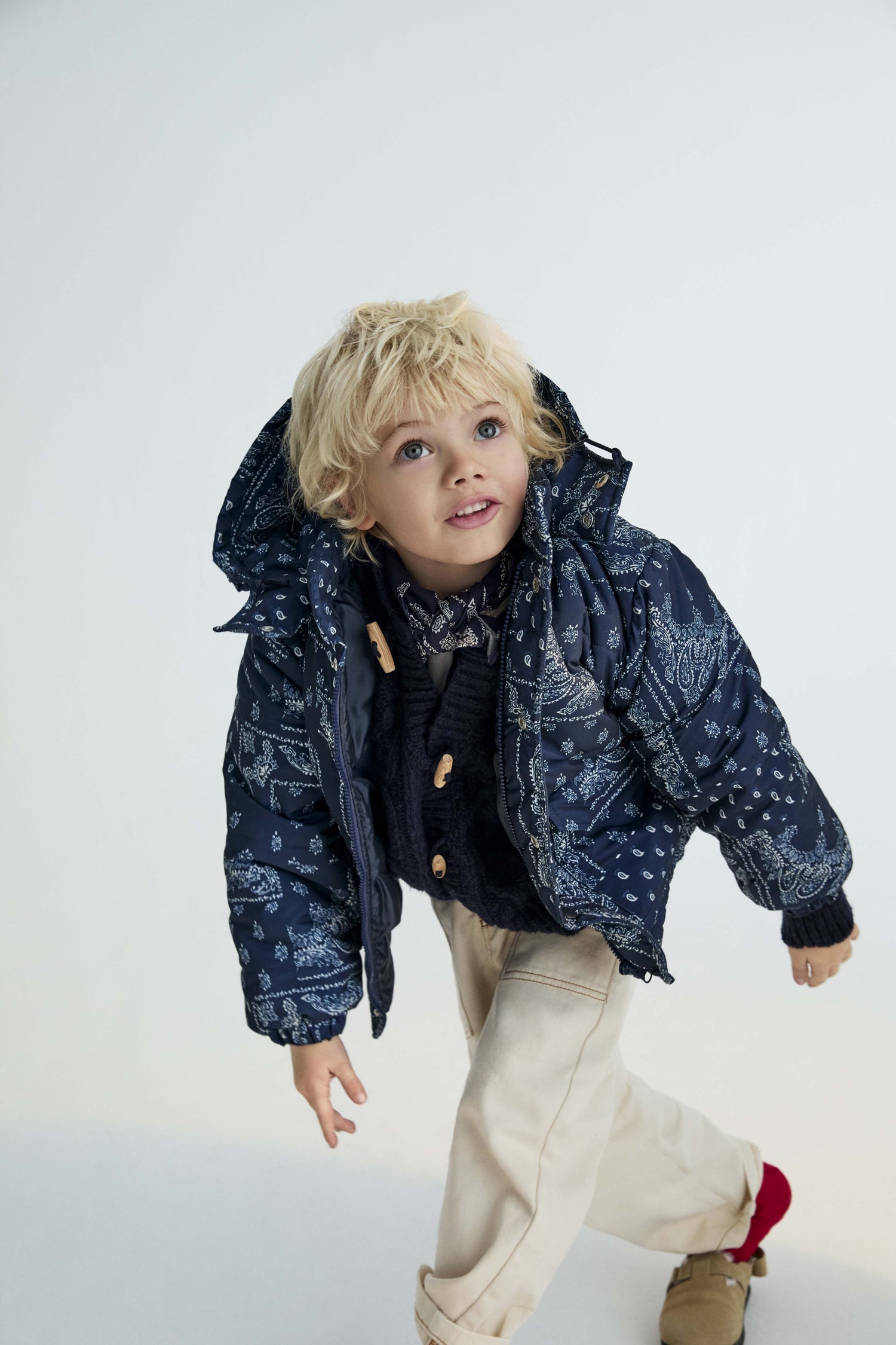 Luis Bandana Winterjas - Blauw